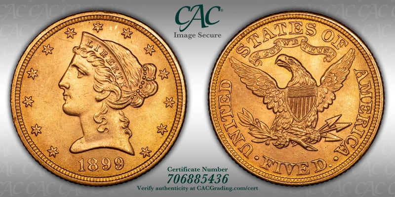 CAC Grading Coin Image Secure