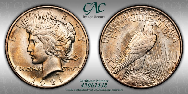 CAC Grading Coin Image Secure