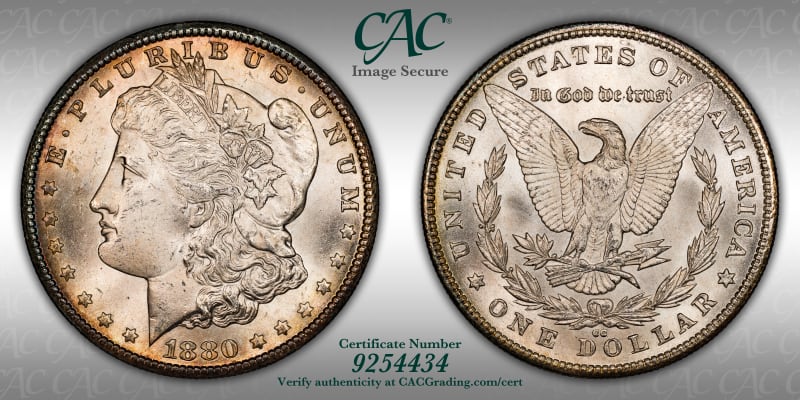 CAC Grading Coin Image Secure