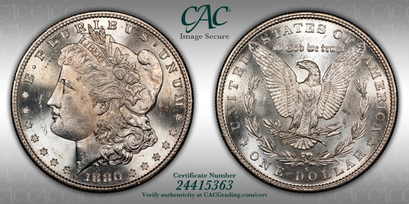 CAC Grading Coin Image Secure