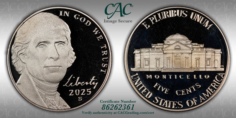 CAC Grading Coin Image Secure