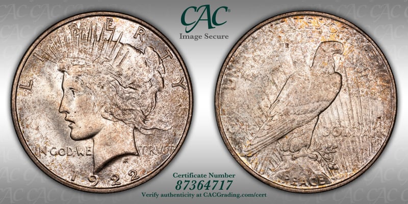 CAC Grading Coin Image Secure