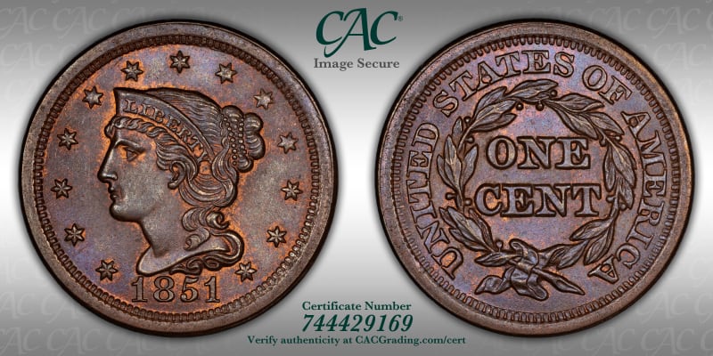 CAC Grading Coin Image Secure
