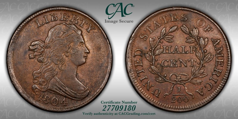 CAC Grading Coin Image Secure