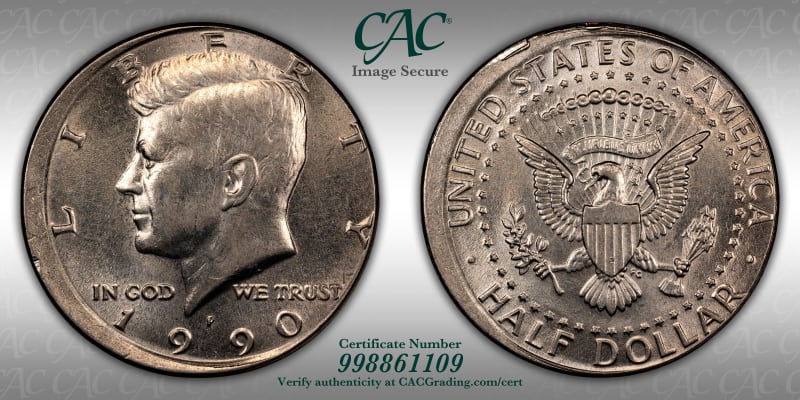 CAC Grading Coin Image Secure
