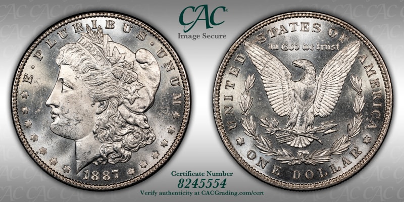 CAC Grading Coin Image Secure