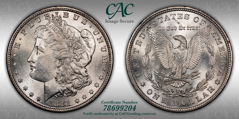 CAC Grading Coin Image Secure
