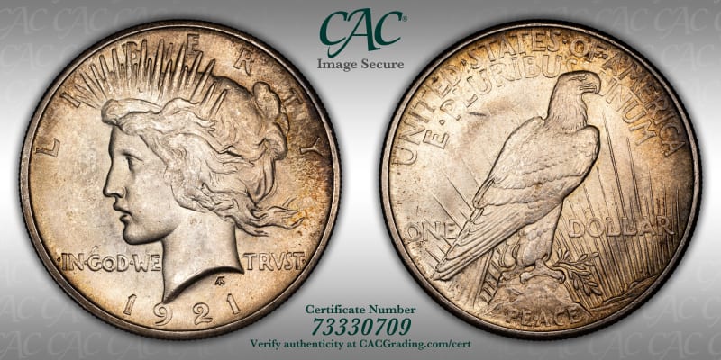 CAC Grading Coin Image Secure
