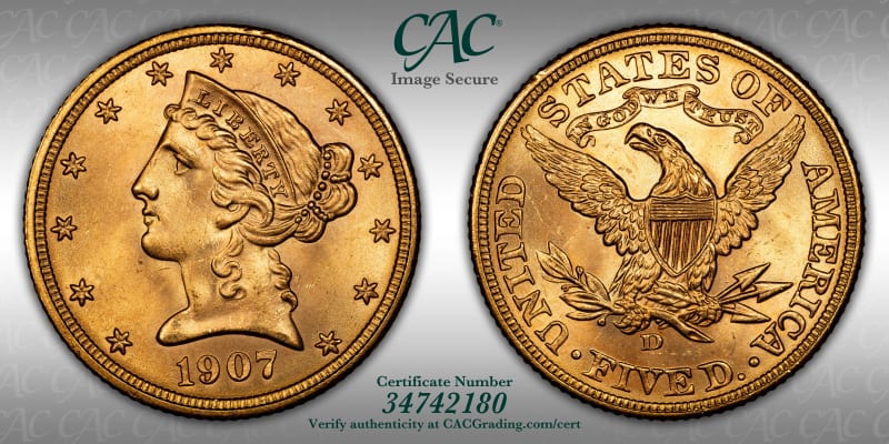CAC Grading Coin Image Secure