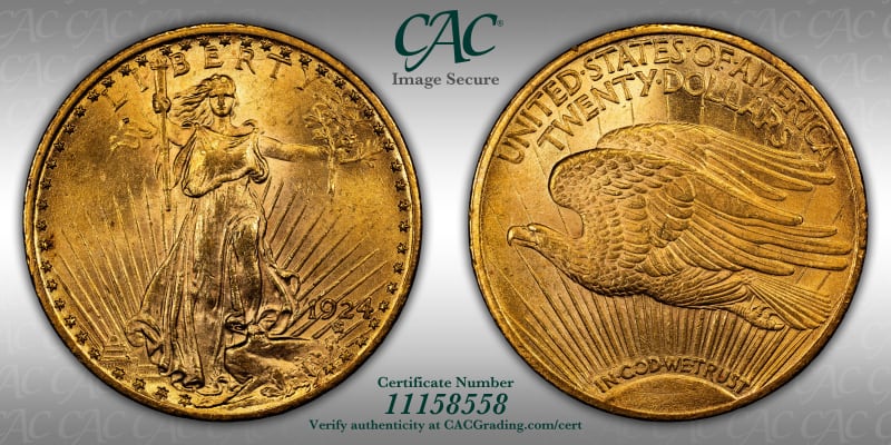 CAC Grading Coin Image Secure