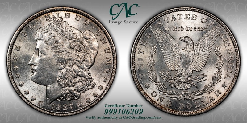 CAC Grading Coin Image Secure