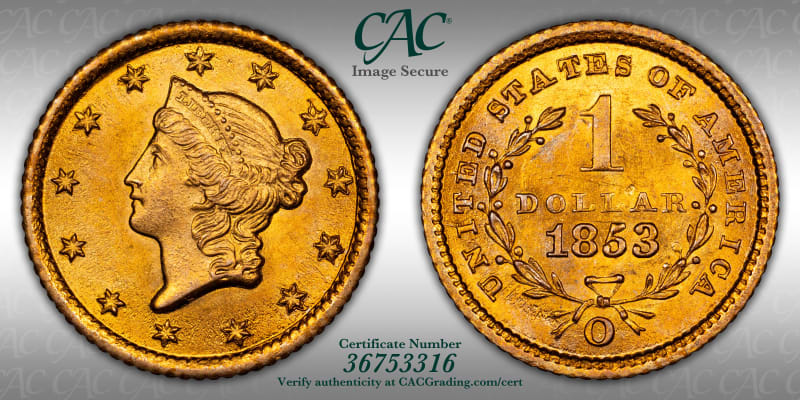 CAC Grading Coin Image Secure
