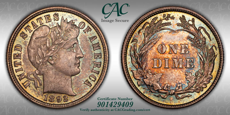 CAC Grading Coin Image Secure