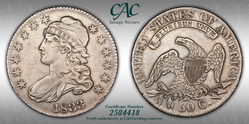 CAC Grading Coin Image Secure