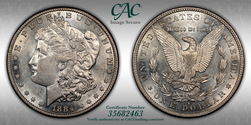 CAC Grading Coin Image Secure