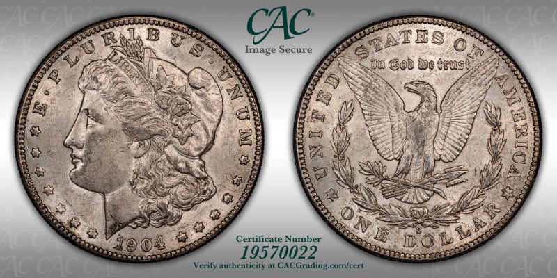 CAC Grading Coin Image Secure