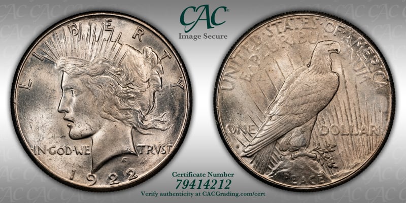 CAC Grading Coin Image Secure