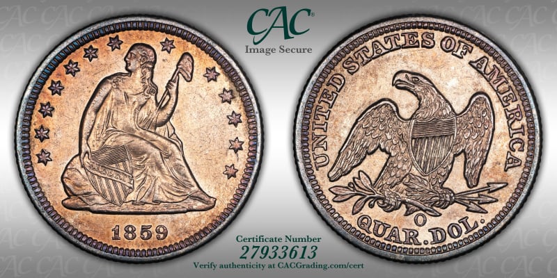 CAC Grading Coin Image Secure