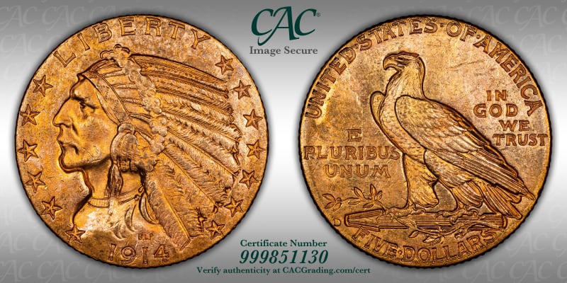 CAC Grading Coin Image Secure