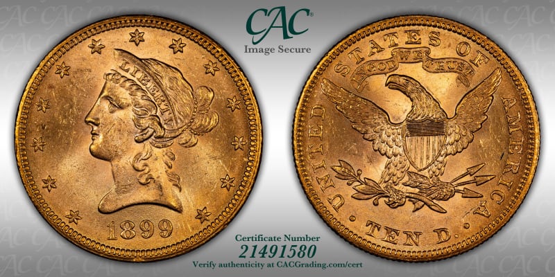 CAC Grading Coin Image Secure