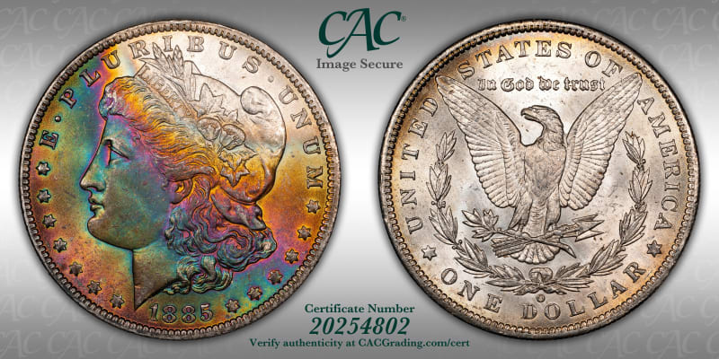 CAC Grading Coin Image Secure