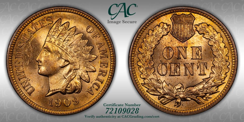 CAC Grading Coin Image Secure