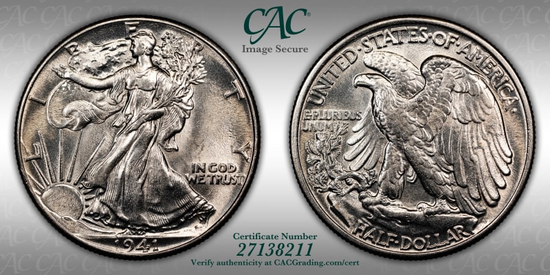 CAC Grading Coin Image Secure