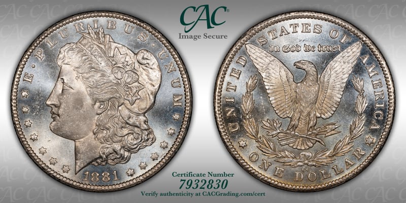 CAC Grading Coin Image Secure