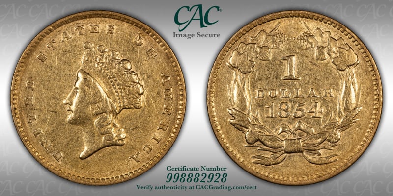 CAC Grading Coin Image Secure