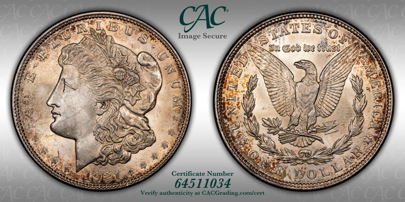 CAC Grading Coin Image Secure