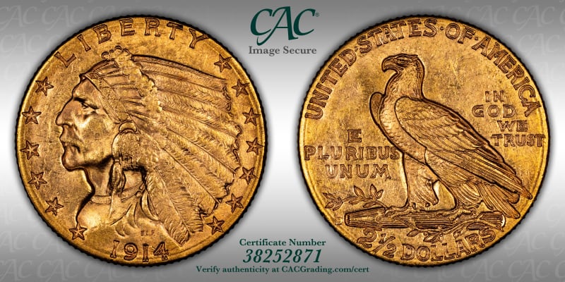 CAC Grading Coin Image Secure