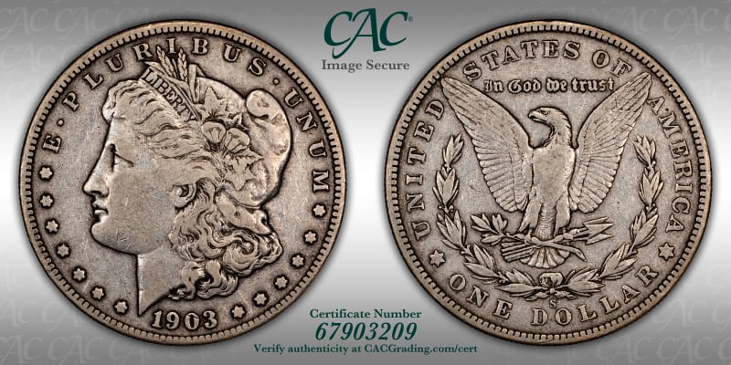 CAC Grading Coin Image Secure