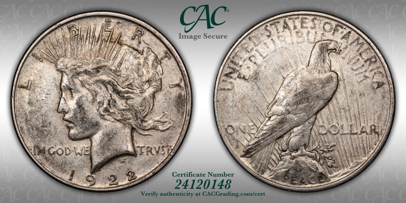 CAC Grading Coin Image Secure