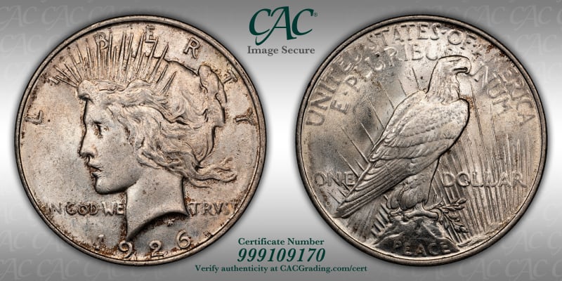 CAC Grading Coin Image Secure