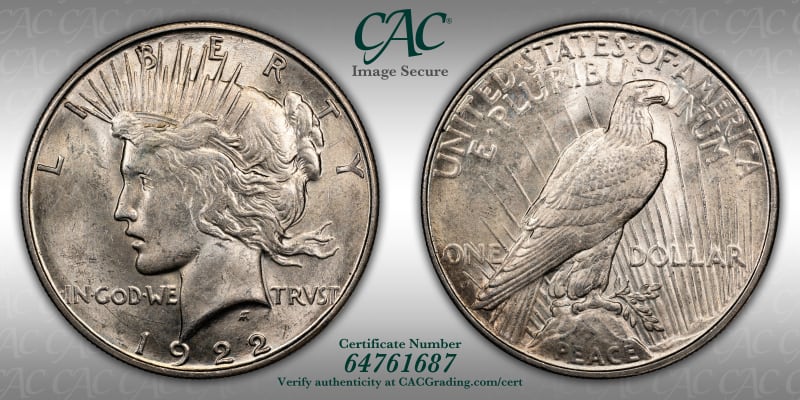 CAC Grading Coin Image Secure