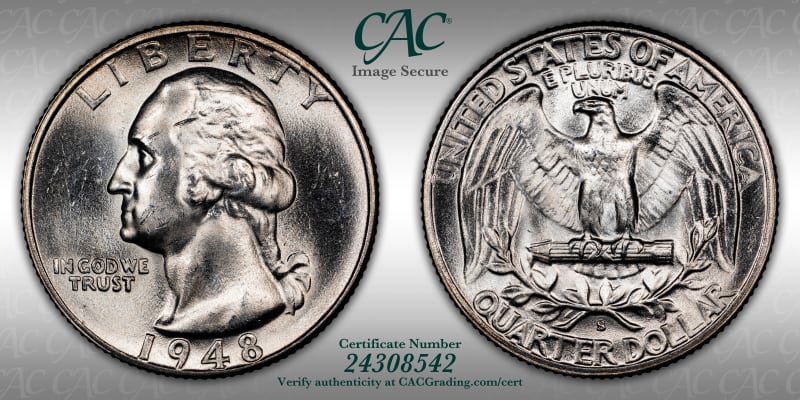 CAC Grading Coin Image Secure