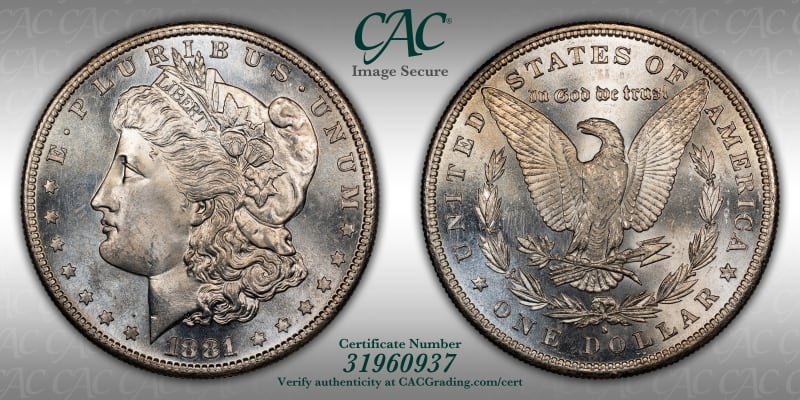 CAC Grading Coin Image Secure
