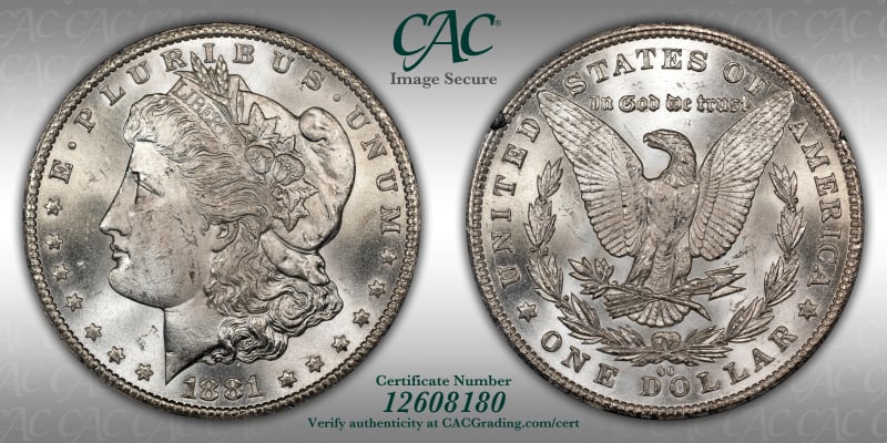 CAC Grading Coin Image Secure