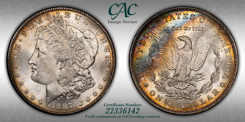 CAC Grading Coin Image Secure
