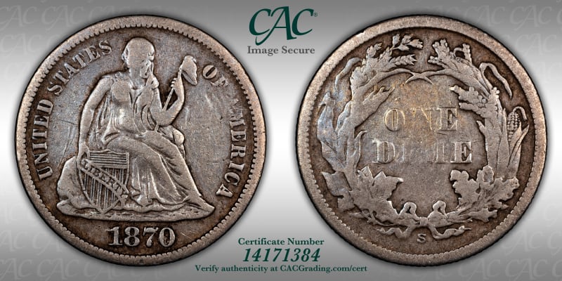 CAC Grading Coin Image Secure