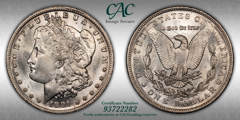 CAC Grading Coin Image Secure