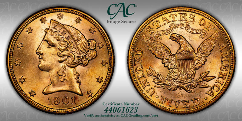 CAC Grading Coin Image Secure