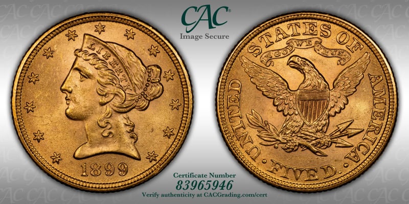 CAC Grading Coin Image Secure