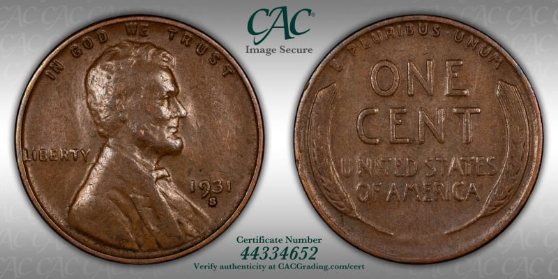 CAC Grading Coin Image Secure