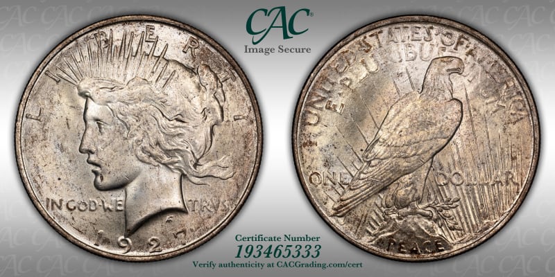 CAC Grading Coin Image Secure