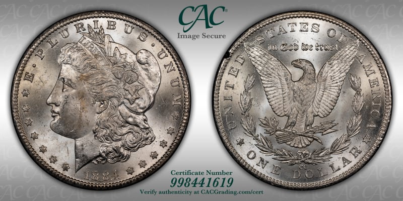 CAC Grading Coin Image Secure