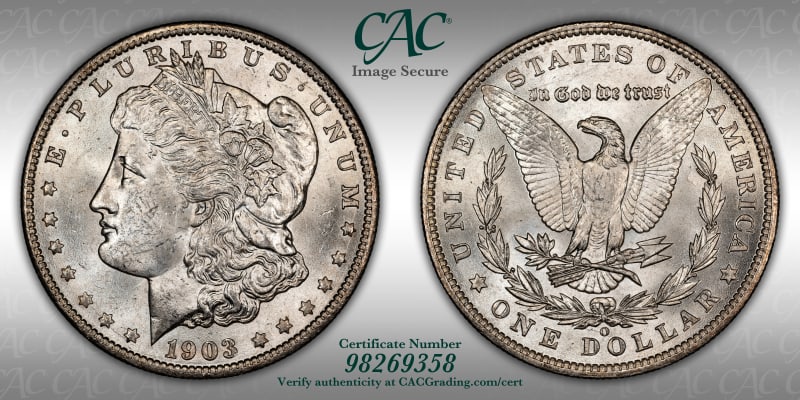 CAC Grading Coin Image Secure