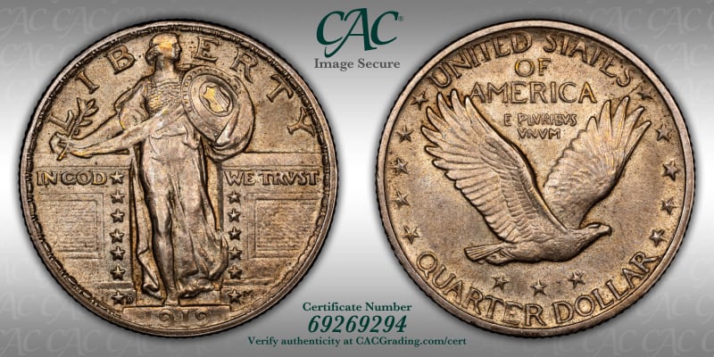 CAC Grading Coin Image Secure