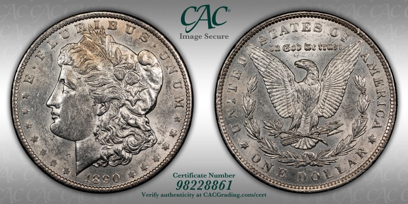 CAC Grading Coin Image Secure