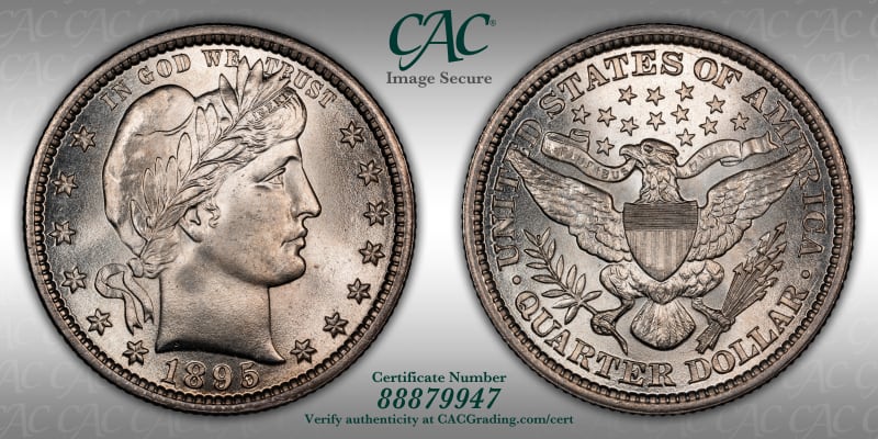 CAC Grading Coin Image Secure